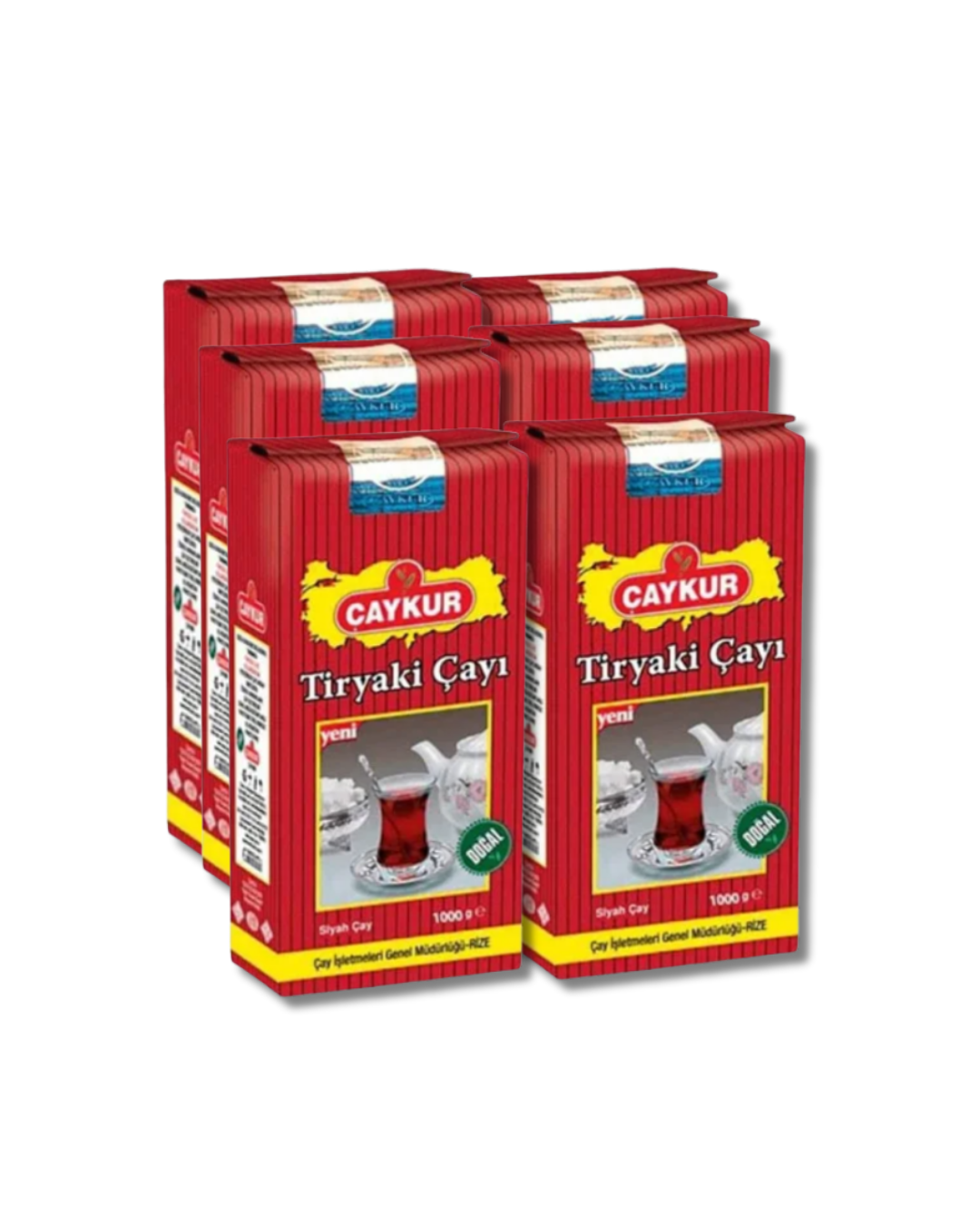 Çaykur Tiryaki Çayı 1000 Gr x 6 Adet