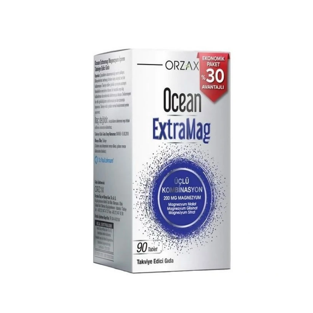 Ocean ExtraMag Magnezyum Kombinasyonu 90 Tablet