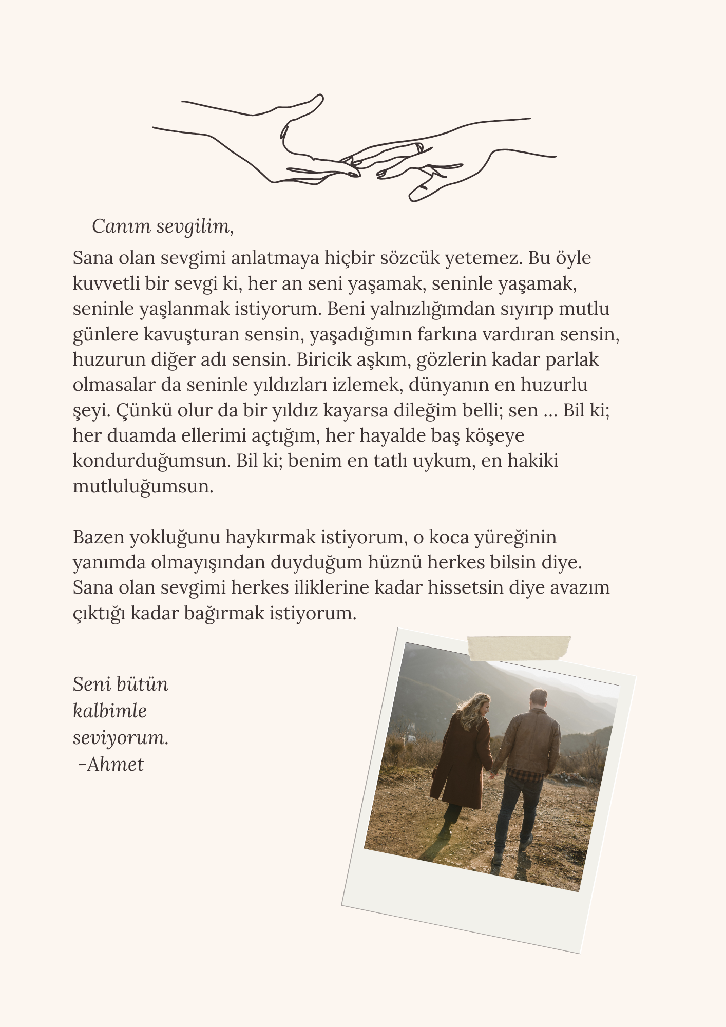 Mektup rnekleri Mektup rnekleri