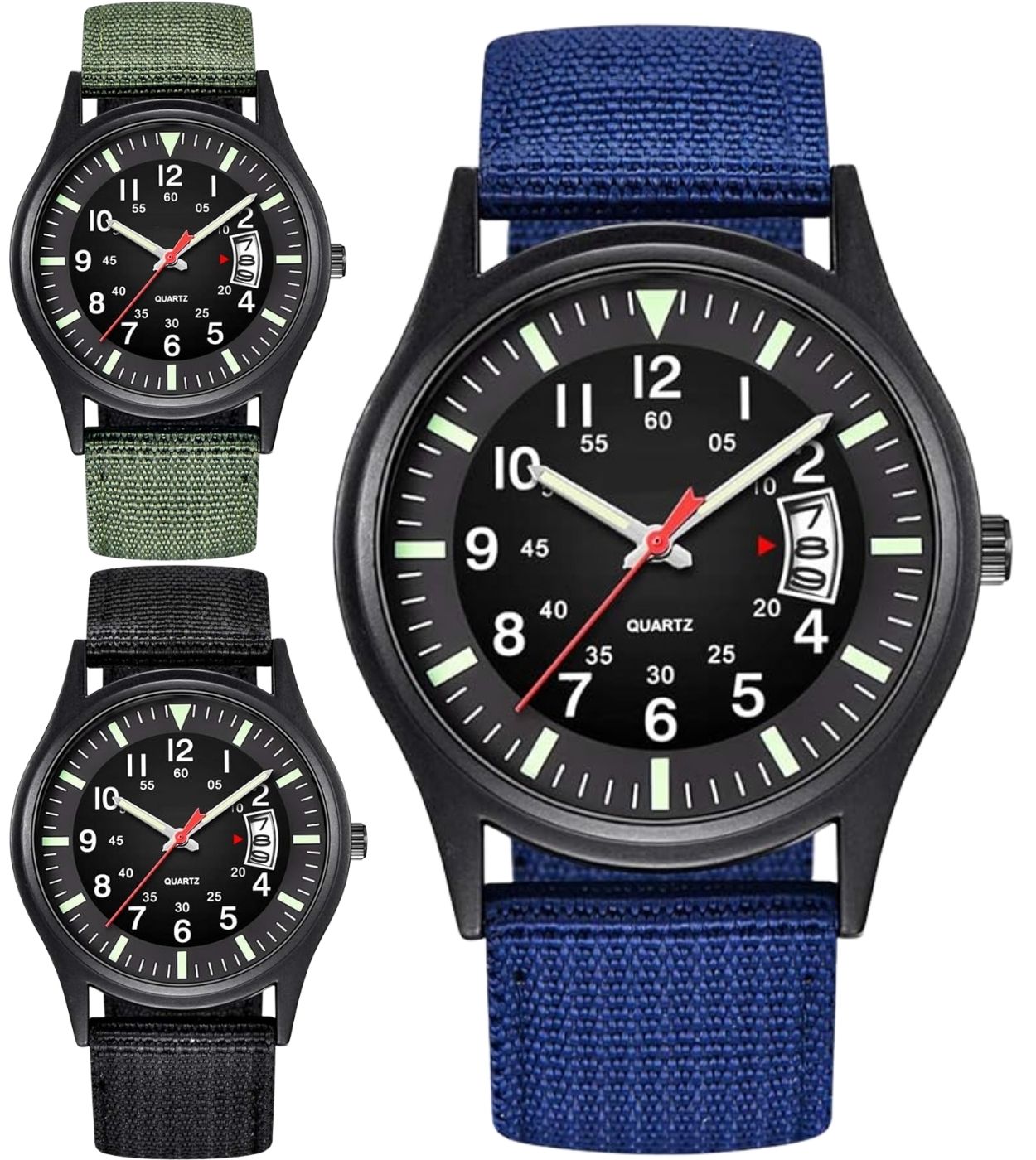 Mrisata Erkekler Için Moda Analog Bilek Saati Kuvars Kol Saati 