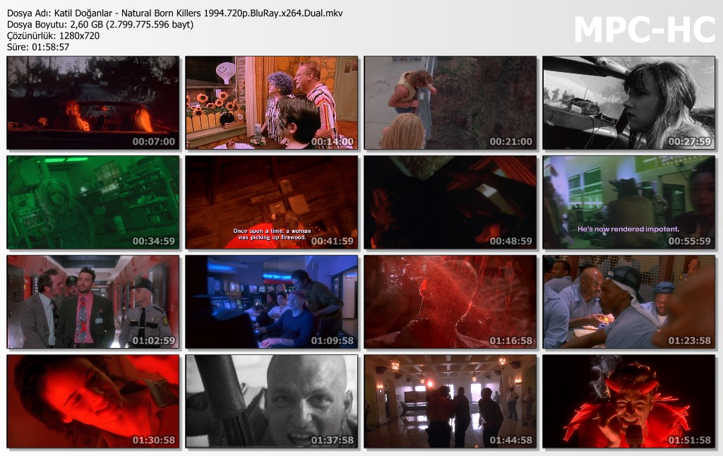 Katil Doğanlar - Natural Born Killers (1994) 720p.Brrip.x264.Tr-En Dual 9hmqEs