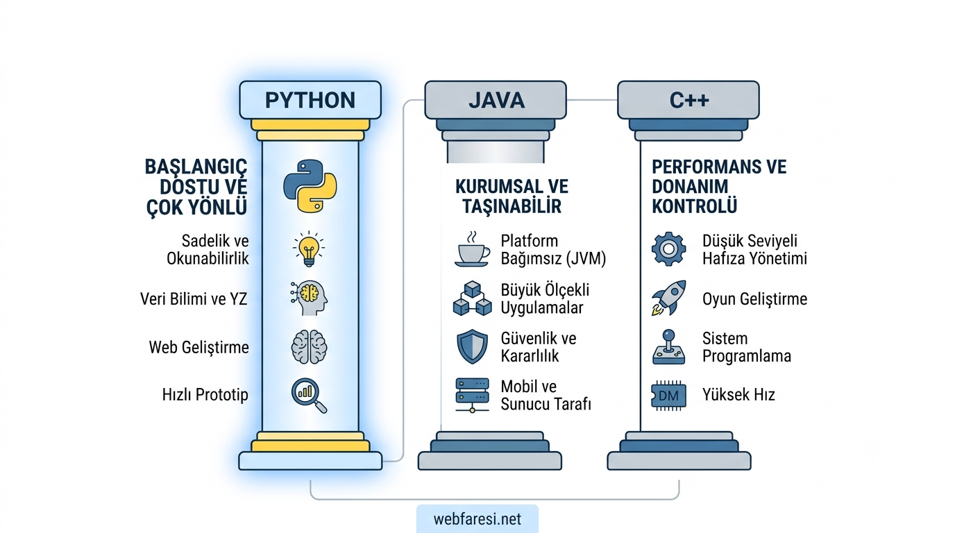 Python kullanım alanları detay