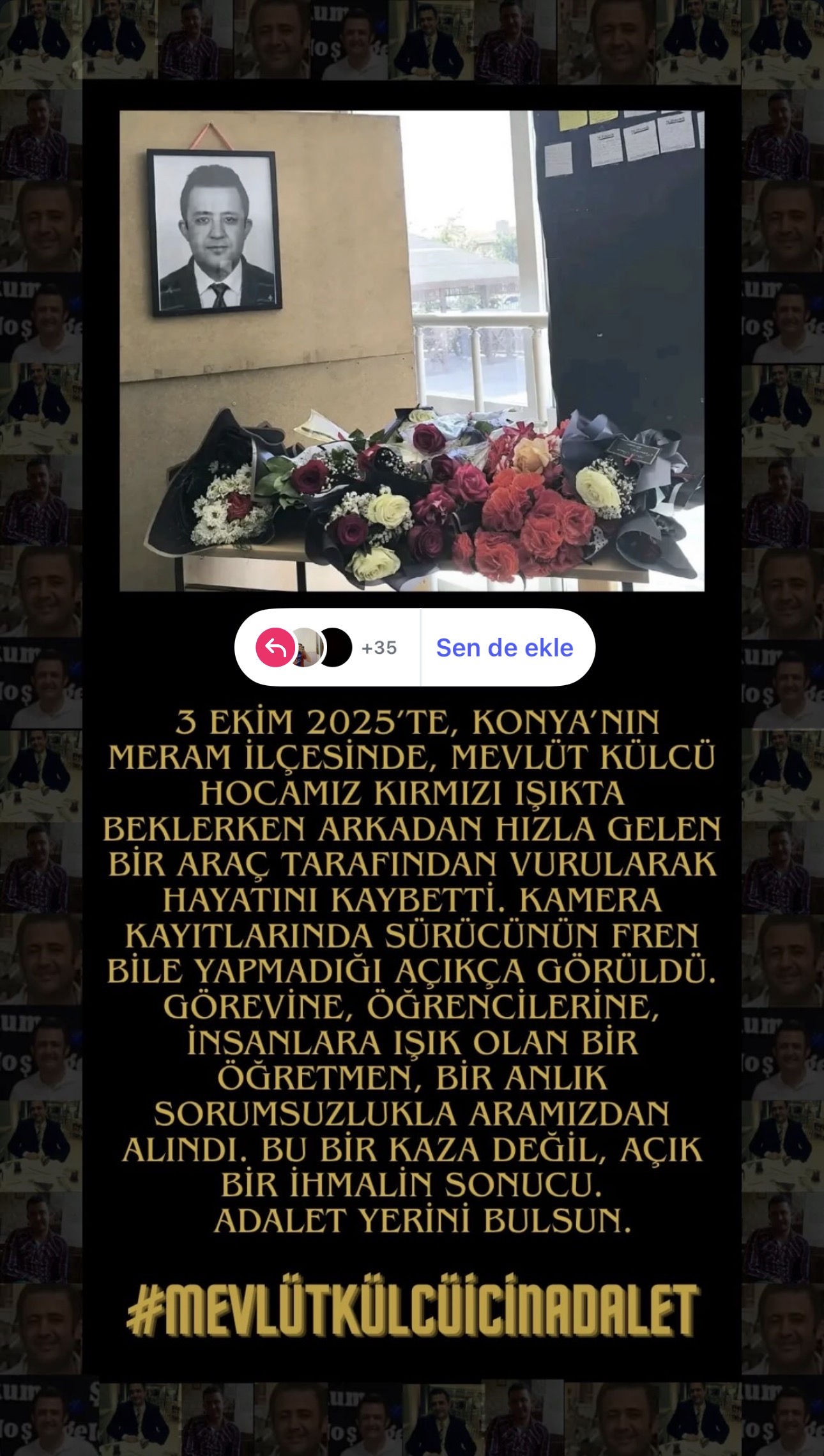 Kırmızı Işıkta Beklerken Hayatını Kaybetti: Mevlüt Külcü İçin Adalet Arayışı Başladı - gundem kategorisinde Arda tarafından yazılan haber görseli