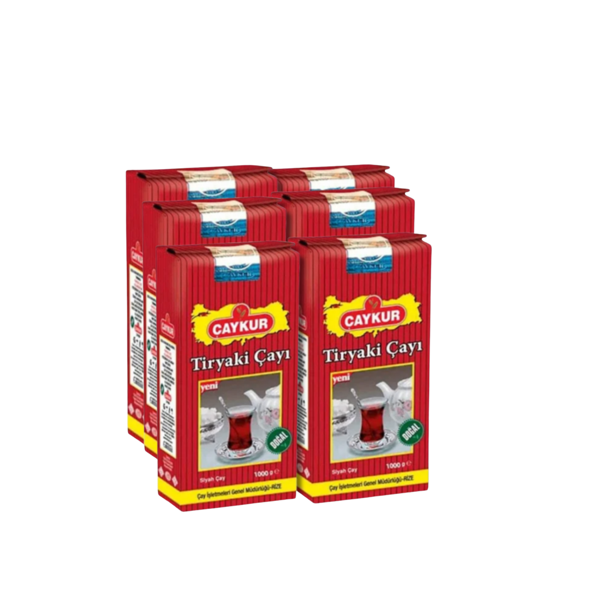 Çaykur Çaykur Tiryaki Çayı 1000 Gr x 6 Adet