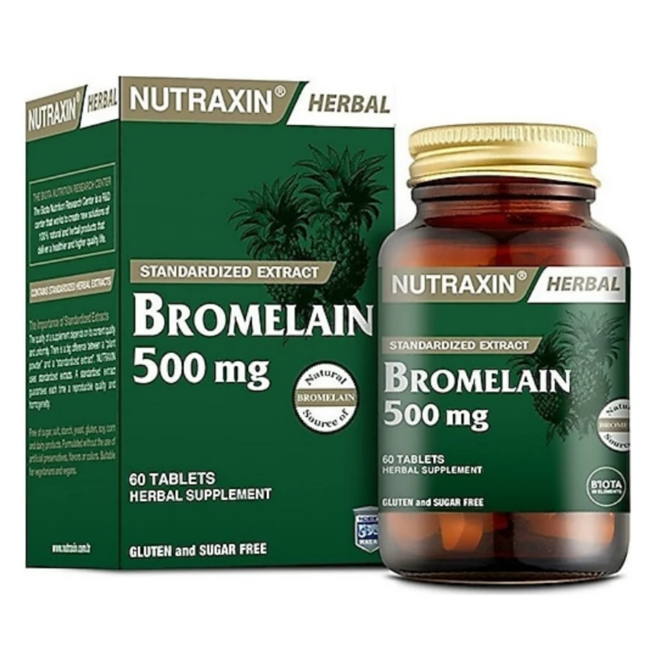 Nutraxin Bromelain 60 Kapsül
