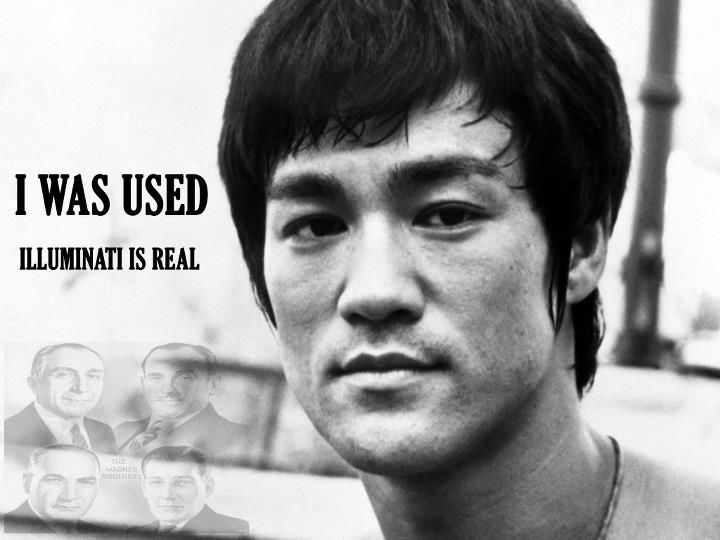 Bruce Lee, illuminati, i was used, illuminati is real