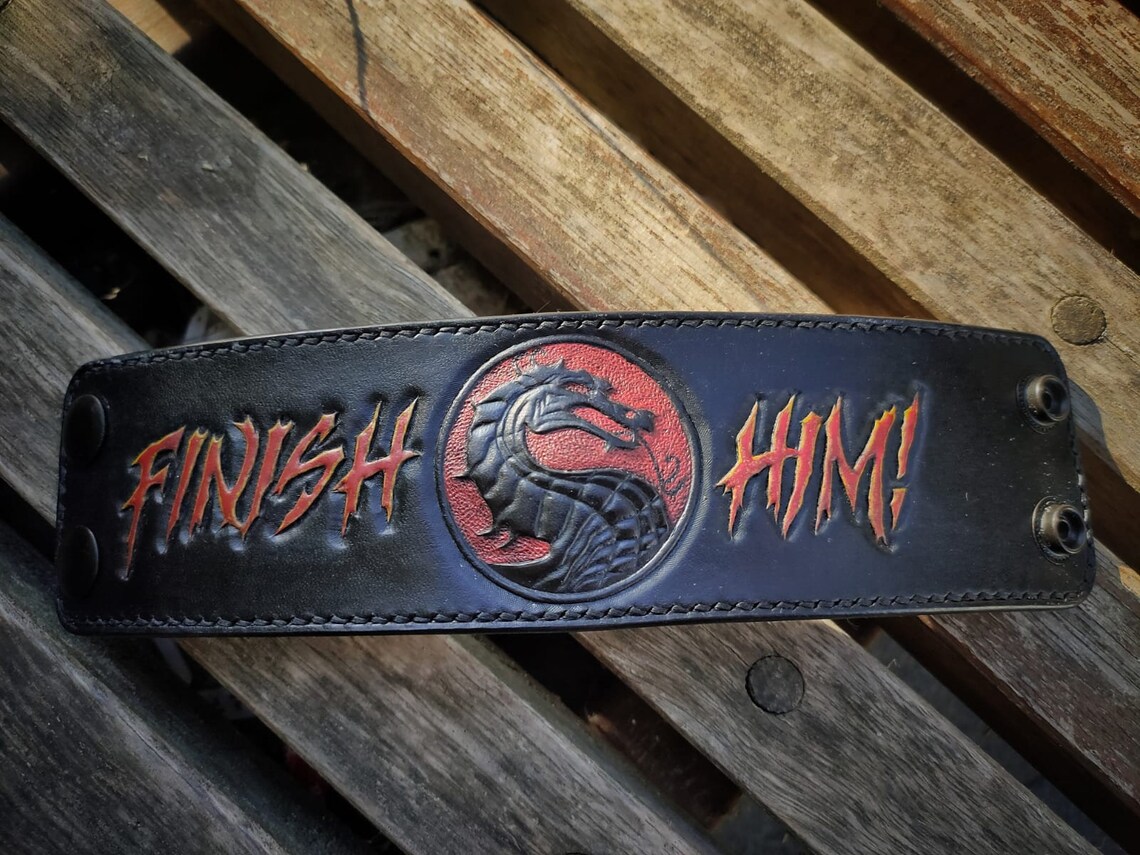 Dragon Style Leather Bracelet Cuff