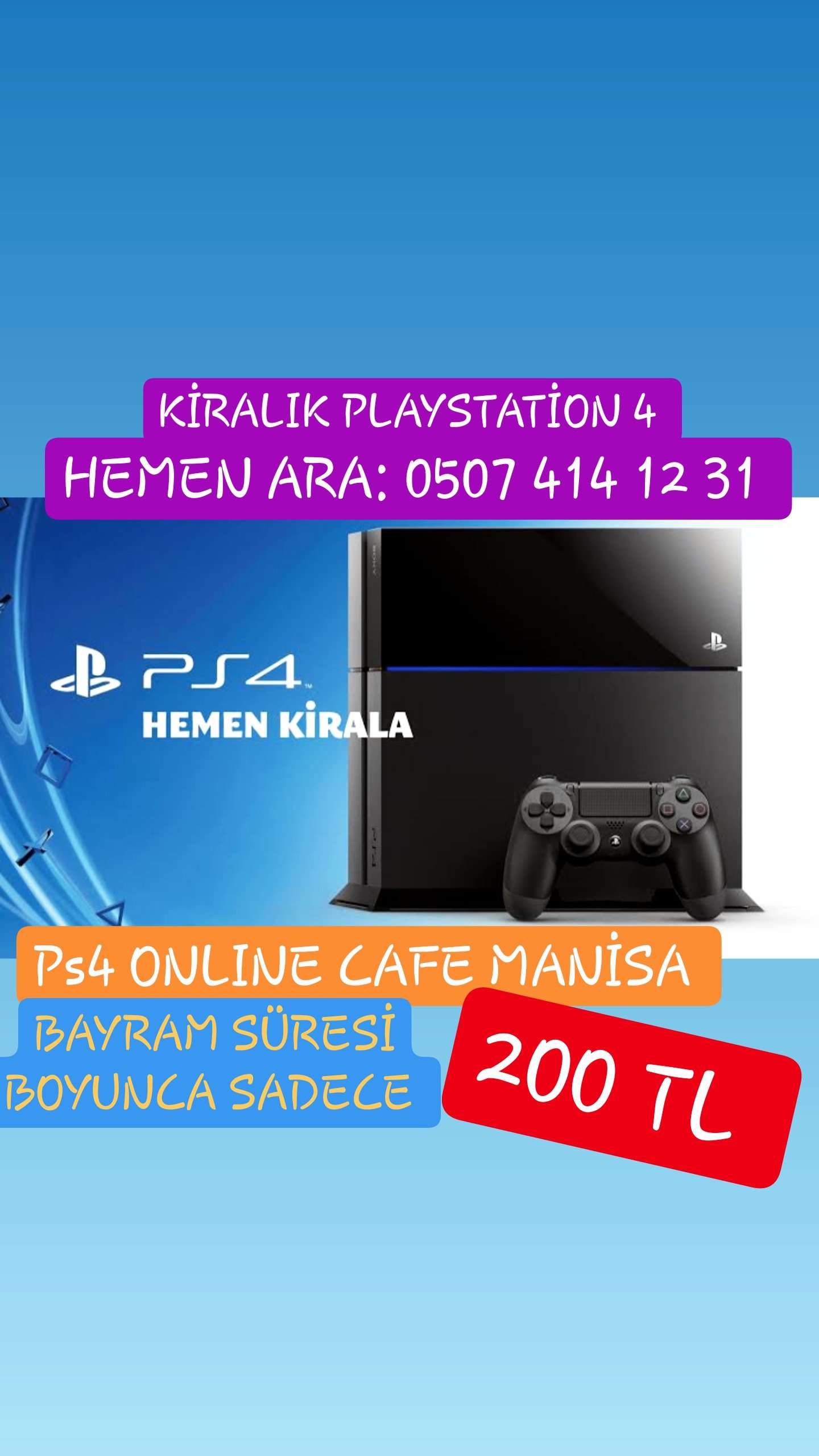 Online Cafe PlayStation Salonu Manisa