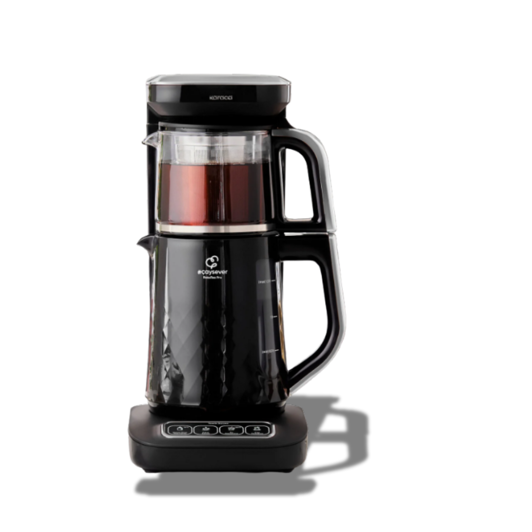 Karaca Robotea Pro Quartz 4 in 1 Konuşan Çay Makinesi Black Chrome