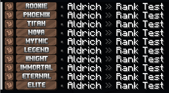 Codified Minecraft Ranks Minecraft Rank Pack | BuiltByBit