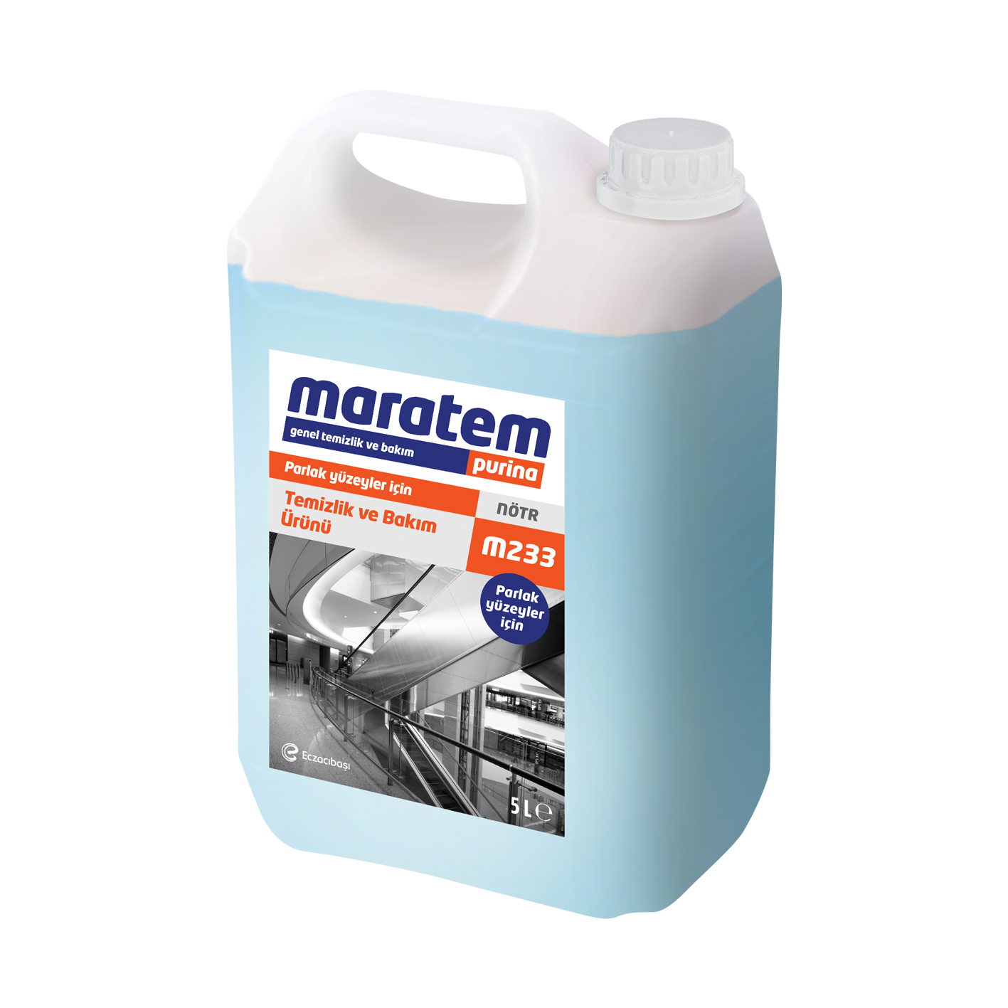 MARATEM M-233 ALKOL BAZLI YÜZEY TEMİZLEYİCİ 5 LT