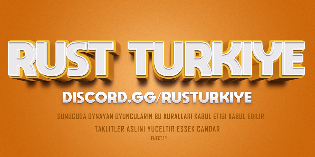 [TR] Rust Türkiye Emek | Solo / Duo / Trio | Yeni Başlayan