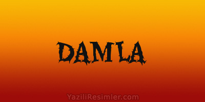 sekilli-DAMLA-isim-yazilari