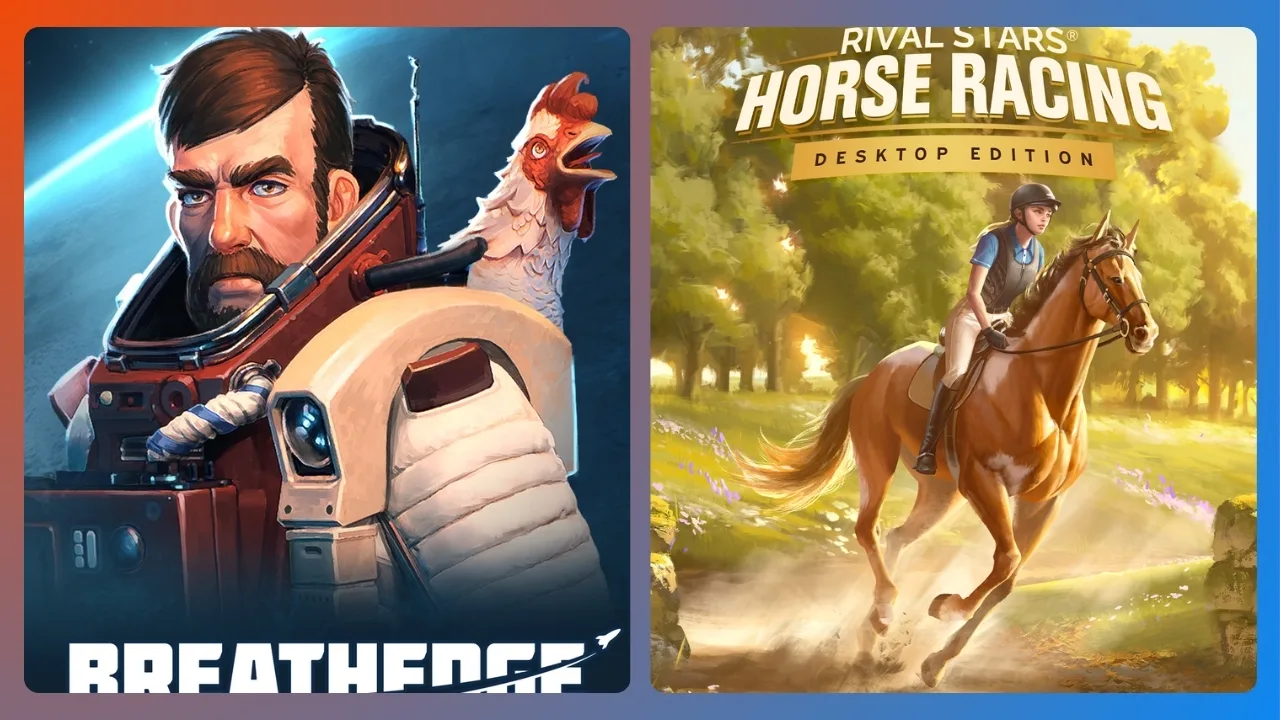 Epic Games Store'da 2 Oyun Ücretsiz! Breathedge ve Rival Stars Horse Racing Kaçırılmayacak Fırsat